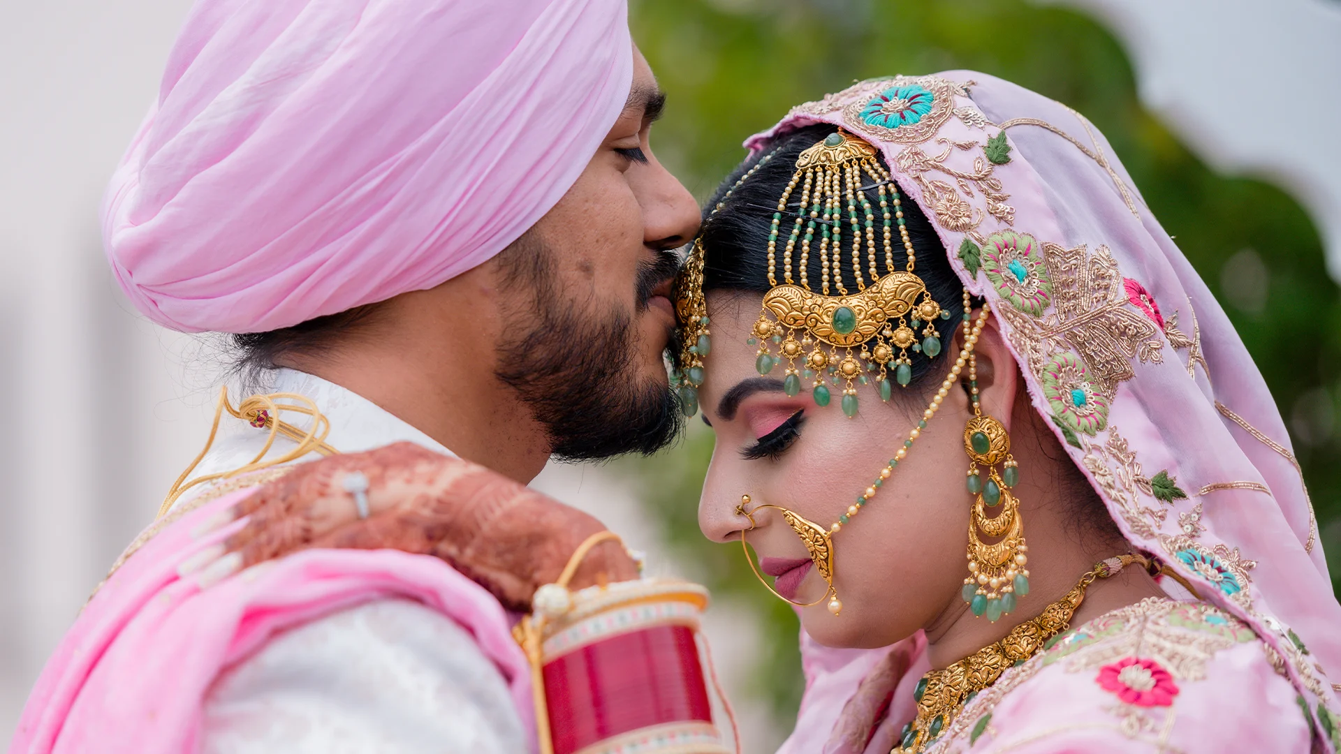 Punjabi Sikh Anand Karaj wedding film poster in Houston